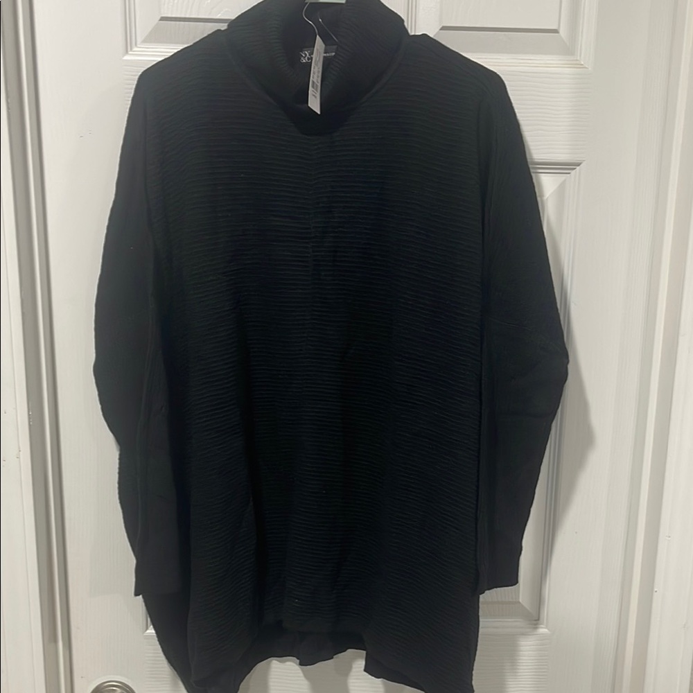 New York & Company Classic Black Turtleneck Sweater